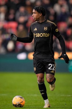 Fulham 'dan Kevin, 15 Şubat 2026 tarihinde Birleşik Krallık' ın Trent kentindeki Bet365 Stadyumu 'nda oynanan 4.