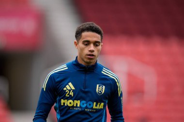 Joshua King of Fulham, 15 Şubat 2026 tarihinde Birleşik Krallık 'ın başkenti Bet365 Stadyumu' nda oynanan 4.