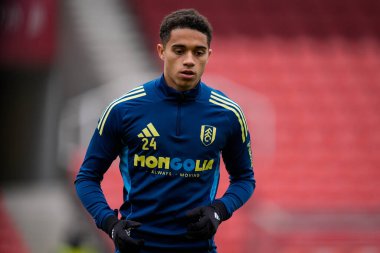 Joshua King of Fulham, 15 Şubat 2026 tarihinde Birleşik Krallık 'ın başkenti Bet365 Stadyumu' nda oynanan 4.