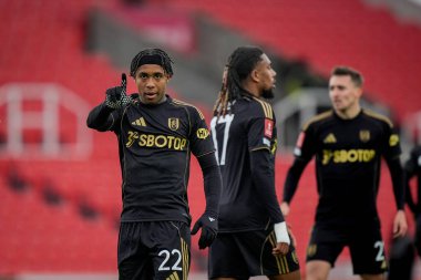 Fulham 'lı Kevin, 15 Şubat 2026 tarihinde İngiltere' nin Trent kentindeki Stoke On Trent Stadyumu 'nda oynanan 4. Rauntluk Emirlikler Kupası karşılaşmasında 1-1' lik galibiyetini kutluyor.