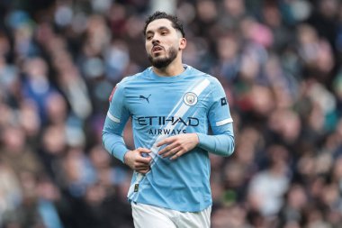 Manchester City 'den Rayan Cherki 14 Şubat 2026 tarihinde İngiltere' nin Etihad Stadyumu 'nda oynanan 4.