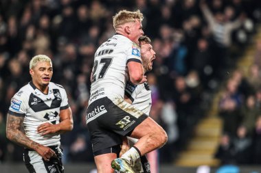 Hull FC 'den Joe Batchelor, 14 Şubat 2026' da İngiltere 'nin Hull kentindeki MKM Stadyumu' nda oynanan Betfred Süper Lig 1.