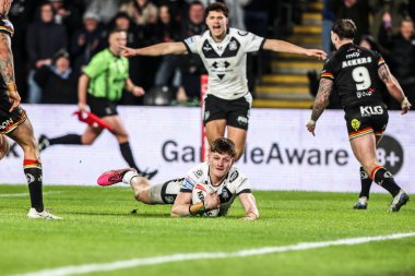 Hull FC 'den Davy Litten, 14 Şubat 2026' da İngiltere 'nin Hull kentindeki MKM Stadyumu' nda oynanan Betfred Süper Lig 1.