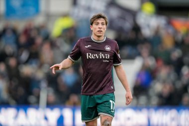 Swansea City 'den Goncalo Franco, 14 Şubat 2026' da İngiltere 'nin başkenti Derby' deki Swansea City 'ye karşı oynanan Gökyüzü İddia Şampiyonası maçında takımına talimat verdi.