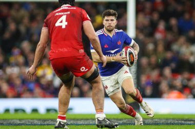 Fransa 'dan Matthieu Jalibert, Guinness Altı Ulusun Fransa' ya karşı Principality Stadyumu, Cardiff, Birleşik Krallık 'ta 15 Şubat 2026' da oynadığı maçta Galler ile karşılaştı.