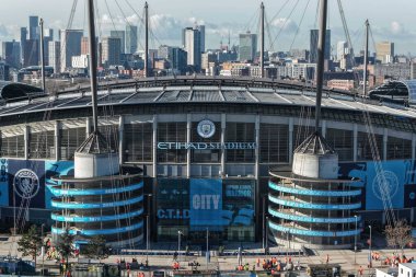 Etihad Stadyumu, 14 Şubat 2026 tarihinde İngiltere 'nin Etihad Stadyumu' nda oynanan ve Manchester City ile Salford City arasında oynanan 4.