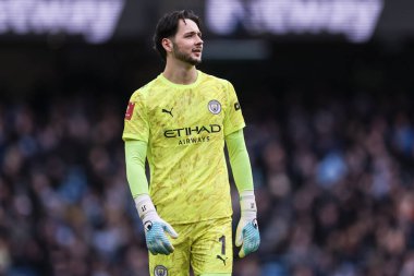 Manchester City kalecisi James Trafford, 14 Şubat 2026 tarihinde İngiltere 'nin Etihad Stadyumu' nda oynanan 4.