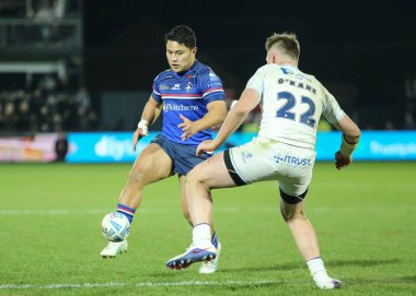 Wakefield Trinity 'den Masin Lino, 14 Şubat 2026' da Birleşik Krallık 'ın Wakefield kentindeki DIY Kitchens Stadyumu' nda oynanan Wakefield Trinity - Toulouse Olympique maçında topu yere serdi.