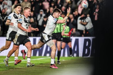 Hull FC 'den Davy Litten, 14 Şubat 2026' da İngiltere 'nin Hull kentindeki MKM Stadyumu' nda oynanan Betfred Süper Lig 1.