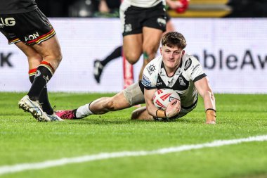 Hull FC 'den Davy Litten, 14 Şubat 2026' da İngiltere 'nin Hull kentindeki MKM Stadyumu' nda oynanan Betfred Süper Lig 1.