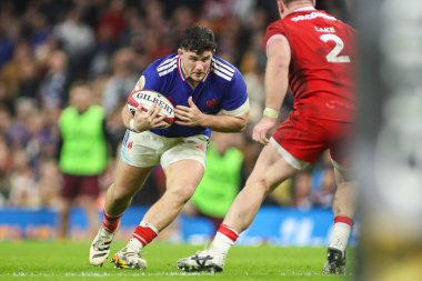 Fransız Julien Marchand, Guinness Altı Milletler Kupası 'nda Prince, Cardiff, İngiltere' de Galler-Fransa maçında, 15 Şubat 2026