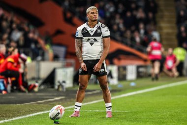 Hull FC 'den Pryce, 14 Şubat 2026' da İngiltere 'nin Hull şehrindeki MKM Stadyumu' nda oynanan Betfred Süper Lig 1. Maçı 'nda sopaları dizecek mi?