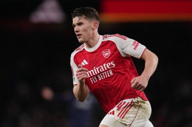 Arsenal 'den Viktor Gyokeres, 15 Şubat 2026 tarihinde Birleşik Krallık' ın Emirates kentinde oynanan 4.