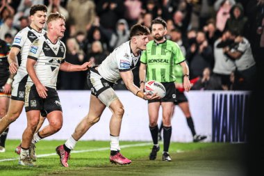 Hull FC 'den Davy Litten, 14 Şubat 2026' da İngiltere 'nin Hull kentindeki MKM Stadyumu' nda oynanan Betfred Süper Lig 1.