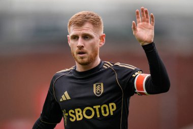 Fulham 'dan Harrison Reed 15 Şubat 2026 tarihinde Birleşik Krallık' ın Bet365 Stadyumu 'nda oynanan 4. Raundda Stoke City ile Fulham arasında oynanan 4.