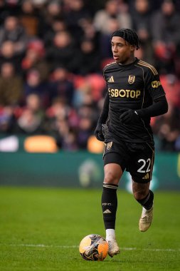 Fulham 'dan Kevin, 15 Şubat 2026 tarihinde Birleşik Krallık' ın Trent kentindeki Bet365 Stadyumu 'nda oynanan 4.