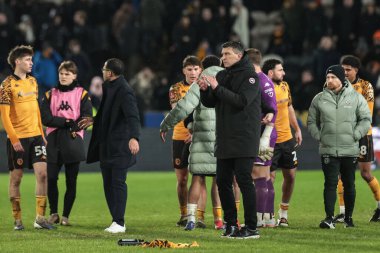 Hull City 'nin Sergej Jakirovi teknik direktörü 13 Şubat 2026 tarihinde İngiltere' nin Hull kentindeki MKM Stadyumu 'nda oynanan 4.