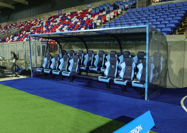 The DIY Kitchens Stadyumu, 14 Şubat 2026 'da Birleşik Krallık' ın Wakefield kentindeki DIY Kitchens Stadyumu 'nda oynanan Wakefield Trinity vs Toulouse Olympique karşılaşmasında oynanan Betfred Süper Lig 1.