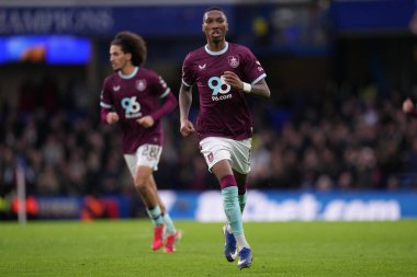 Burnley 'li Jaidon Anthony Premier Lig karşılaşmasında Chelsea-Burnley Stamford Bridge, Londra' da 21 Şubat 2026 tarihinde karşı karşıya geldi.