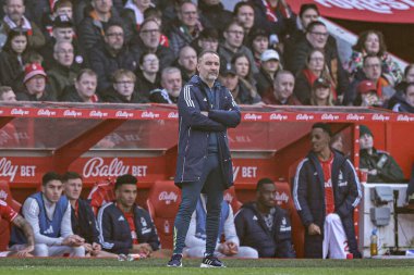 Vitor Pereira manager of Nottingham Forest watches on in the final minutes of the game during the Premier League match Nottingham Forest vs Liverpool at City Ground, Nottingham, United Kingdom on 22 February 2026