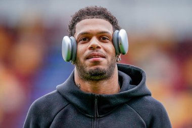 Georginio Rutter of Brighton & Hove Albion inspects the pitch prior to kick off during the Premier League match Brentford vs Brighton & Hove Albion at GTECH Community Stadium, London, United Kingdom on 21 February 2026