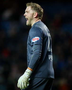 Preston North End goalkeeper David Cornell during the Sky Bet Championship match Blackburn Rovers vs Preston North End at Ewood Park, Blackburn, United Kingdom on 20 February 2026