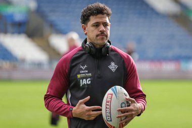 Huddersfield Giants takımından Jacob Gagai, 22 Şubat 2026 tarihinde Birleşik Krallık 'ın başkenti Huddersfield' daki Accu Stadyumu 'nda oynanan Huddersfield Giants vs Wakefield Trinity maçında geldi.