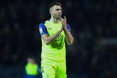 Preston North End 'den Ben Whiteman 20 Şubat 2026' da İngiltere 'nin Blackburn kentinde oynanan Blackburn Rovers - Preston North End maçında taraftarlarını alkışladı.