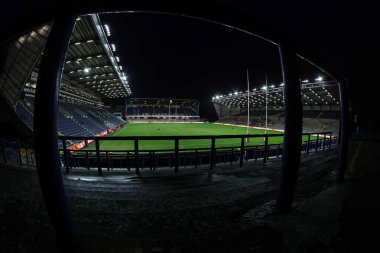 The AMT Headingley Stadyumu 'nun Betfred Süper Lig 2. Raundunda Leeds Rhinos' a karşı York Knights maçı sırasında 20 Şubat 2026 'da Leeds' teki Leeds Headingley Stadyumu 'nda genel bir görüntüsü.