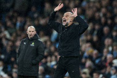 Manchester City teknik direktörü 21 Şubat 2026 tarihinde Etihad Stadyumu 'nda oynanan Premier League maçında Manchester City - Newcastle Untie maçında teknik alanda tepki gösterdi.