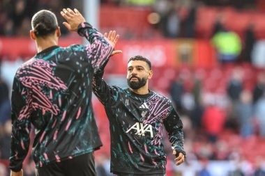 Mohamed Salah of Liverpool in the pregame warmup session during the Premier League match Nottingham Forest vs Liverpool at City Ground, Nottingham, United Kingdom on 22 February 2026
