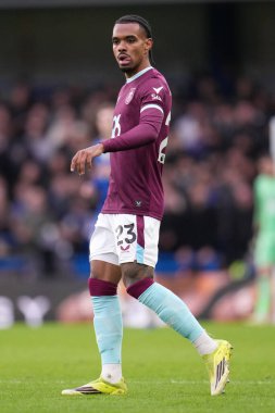 Burnley takımından Lucas Pires 21 Şubat 2026 tarihinde İngiltere 'nin Stamford Köprüsü' nde Chelsea-Burnley maçında