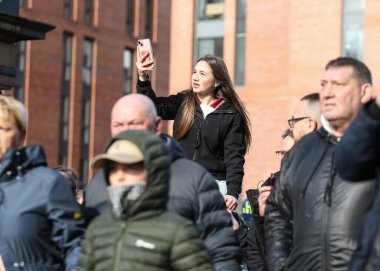 Sheffield United 'ın 22 Şubat 2026' da Sheffield Lane, Sheffield, Birleşik Krallık 'ta oynanan ve Sheffield United ile oynanan Sky Bet Şampiyonası maçında genç bir taraftarı.