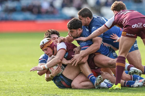 Huddersfield Giants takımından George Flanagan Jnr, 22 Şubat 2026 tarihinde Birleşik Krallık 'ın Accu Stadyumu' nda oynanan Betfred Süper Lig 2. Raundda Huddersfield Giants vs Wakefield Trinity maçında mücadele etti.