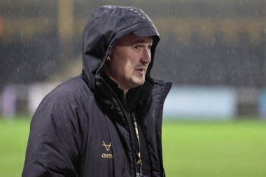 Chris Chester Castleford Kaplanları Rugby Süper Lig 3. Raundda Castleford Tigers - Huddersfield Giants maçında 27 Şubat 2026 tarihinde OneBore Stadyumu, Castleford, Birleşik Krallık 'ta karşılaştı.