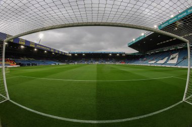 28 Şubat 2026 tarihinde İngiltere 'nin Leeds kentindeki Elland Road' da oynanan Premier League maçı sırasında Elland Road 'un genel bir görünümü Leeds United ile Manchester City karşılaşmasıdır.