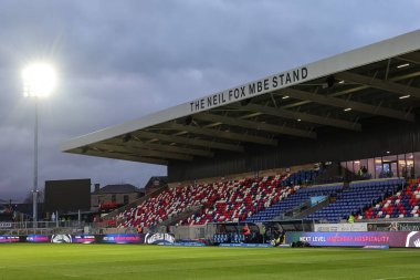 13 Mart 2026 'da Birleşik Krallık' ın Wakefield kentindeki DIY Kitchens Stadyumu 'nda oynanan Betfred Challenge Cup 4. tur karşılaşmasında The DIY Kitchens Stadyumu' nun genel bir görüntüsü.