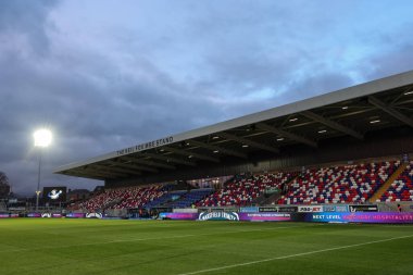 13 Mart 202 'de Birleşik Krallık' ın Wakefield kentindeki DIY Kitchens Stadyumu 'nda oynanan Betfred Challenge Cup 4. tur karşılaşmasında The DIY Kitchens Stadyumu' nun genel bir görüntüsü.