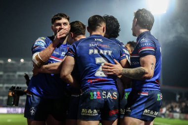 Wakefield Trinity 'den Oliver Pratt, 20 Mart 2026' da Birleşik Krallık 'ın Wakefield şehrindeki DIY Kitchens Stadyumu' nda oynanan 5.