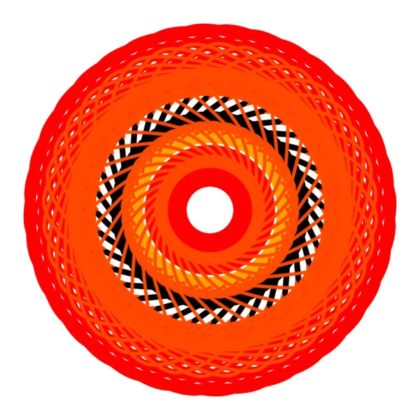 Mandala εικόνα. Έγχρωμες φωτογραφίες. Στρογγυλή Μαντάλα. Ενδιαφέρον μοτίβο. — Φωτογραφία Αρχείου