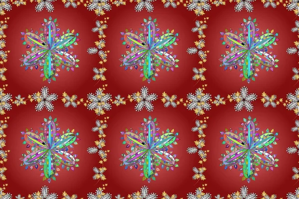 꽃잎달린 매끄러운 색깔의 패턴이죠 물레방아 — 스톡 사진