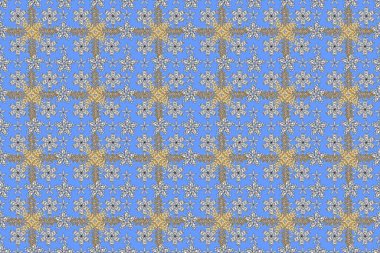 Renkli arka planda pürüzsüz pano deseni. Antika elementler. Altın elementler Raster..