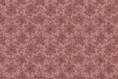 Renkli arkaplanda ilginç karalamalar olan kusursuz desen. Pano. Raster illüstrasyonu.