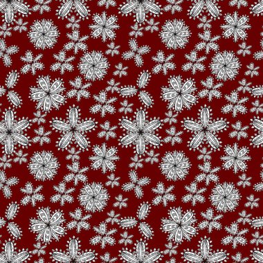 Beyaz yapraklı kusursuz çiçek deseni renk arkaplanına çiçek karalar.