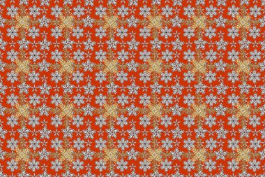 Renkli arka planda altın elementlerle kusursuz pano deseni