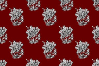 Renkli arkaplanda ilginç karalamalar olan kusursuz desen. Pano.