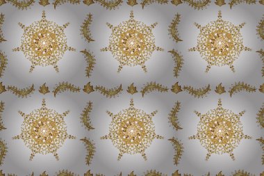 Renkli arkaplanda ilginç karalamalar olan kusursuz desen. Pano. Raster illüstrasyonu.