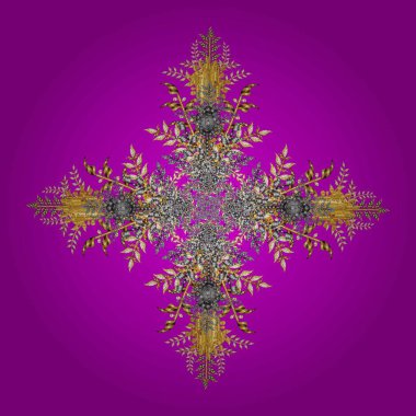 Rengarenk karalamalı kusursuz raster çiçekleri..