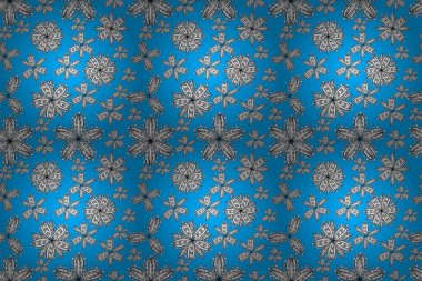 Pano dikişsiz raster desenli beyaz karalamalı çiçekler.