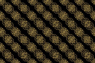 Renkli arkaplanda ilginç karalamalar olan kusursuz desen. Pano. Raster illüstrasyonu.